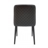 Polly Armchair In Anthracite Grey - Back View