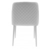 Polly Armchair In White - Back
