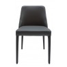 Polly Chair In Anthracite Grey - Front
