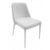Polly Chair In White - Angled View