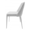Polly Chair In White - Side