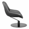 Zuo Modern Poole Accent Chair Black - Side View - Zuo Modern Poole Accent Chair Black - Side View