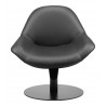Zuo Modern Poole Accent Chair Black - Front View