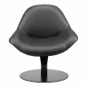 Zuo Modern Poole Accent Chair Black - Front View - Zuo Modern Poole Accent Chair Black - Front View