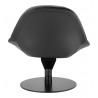 Zuo Modern Poole Accent Chair Black - Back View