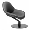 Zuo Modern Poole Accent Chair Black - Angled 2 - Zuo Modern Poole Accent Chair Black - Angled 2