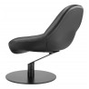 Zuo Modern Poole Accent Chair Black - Back Left 1