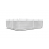 Azzurro Living Porto Sectional in White - Build Your Own - Back