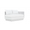 Azzurro Living Porto Sectional in White - Build Your Own - Left Arm