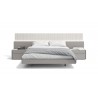 J&M Furniture Porto Bed in Grey