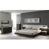 J&M Furniture Porto Wenge Bed  - J&M Furniture Porto Wenge Bed 