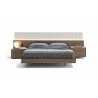 J&M Furniture Porto Walnut Bed - J&M Furniture Porto Walnut Bed