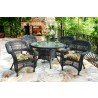 Tortuga Outdoor Portside 5pc Resin Wicker Dining Set 2