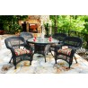Tortuga Outdoor Portside 5pc Resin Wicker Dining Set 3