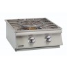 Bull BBQ Power Burner LP/NG - Opened Angled View Close-up