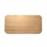 Moe’s Home Collection Anders Coffee Table in Natural - Top View