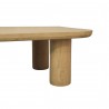 Moe’s Home Collection Anders Coffee Table in Natural - Leg Close-up