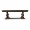 Moe's Home Collection Everson Dining Table in Brown - Front - Moe's Home Collection Everson Dining Table in Brown - Front