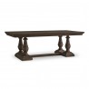 Moe's Home Collection Everson Dining Table in Brown - Angled