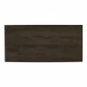 Moe's Home Collection Everson Dining Table in Brown - Top View - Moe's Home Collection Everson Dining Table in Brown - Top View