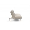 Innovation Living Unfurl Sofa in Blida Sand Grey - Side Angled