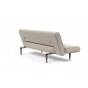 Innovation Living Unfurl Sofa in Blida Sand Grey - Back Angled