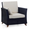 Rattan Deep Seating Arm Chair - White
