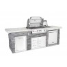 Bull BBQ Premier Q - Angled With Cabinet Option 3