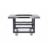 Primo Ceramic Grils XL400 Oval - 370 Cart Base with Stainless Steel Shelves - Primo Ceramic Grils XL400 Oval - 370 Cart Base with Stainless Steel Shelves