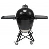 Primo Ceramic Round All-In-One Grills with Heavy Duty Stand, Side Shelves - Kamodo
