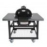 Primo Ceramic Grils JR200 Oval Head Only with Optional Cart - 320 Stainless Shelves