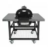 Primo Ceramic Grils JR200 Oval Head Only with Optional Cart - 320 Stainless Shelves - Primo Ceramic Grils JR200 Oval Head Only with Optional Cart - 320 Stainless Shelves