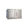 Bull BBQ 30" Door/Propane Drawer Combo - Angled