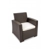 Hospitality Rattan Patio Plastique 4-Piece Seating Set Chair
