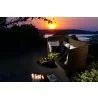 Hospitality Rattan Patio Venice Daybed Evening View - Hospitality Rattan Patio Venice Daybed Evening View