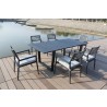 Hospitality Rattan Patio Manhattan 7-Piece Dining Set with Cushions