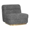Sunpan Florin Swivel Lounge Chair - Nash Zebra - Front Side Angle - Sunpan Florin Swivel Lounge Chair - Nash Zebra - Front Side Angle