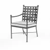 Provence Dining Chair in Canvas Natural w/ Contrast Spectrum Carbon Welt - Provence Dining Chair in Canvas Natural w/ Contrast Spectrum Carbon Welt