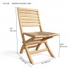 Andrew Folding Chair dimension - Andrew Folding Chair dimension