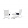 Tortuga Outdoor Portside Classic Wicker Rocking Chair 3pc Set  13