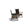 Tortuga Outdoor Portside Classic Wicker Rocking Chair 3pc Set  Q18