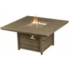 Patio Resort Lifestyle Paris 49" Square Fire Table With Burner - Fire - Patio Resort Lifestyle Paris 49" Square Fire Table With Burner - Fire