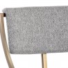 Sunpan Makena Counterstool Monument Pebble -Seat Closeup Top Angle