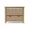 Anderson Teak Towel Console with 2 Shelves Table 006 - Anderson Teak Towel Console with 2 Shelves Table 006