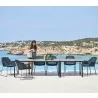 Cane-Line Pure Dining Table  outdoor view - Cane-Line Pure Dining Table  outdoor view
