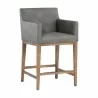 Sunpan Lionel Counter Stool - Bravo Metal - Front Side Angle - Sunpan Lionel Counter Stool - Bravo Metal - Front Side Angle