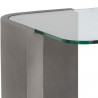 Sunpan Odis End Table Grey - Closeup Top Angle