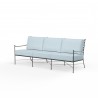 Provence Sofa in Canvas Skyline w/ Self Welt - Front Side Angle