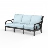 Monterey Sofa in Canvas Skyline w/ Self Welt - Front Side Angle