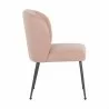 Sunpan Ivana Dining Chair in Soho Blush - Side Angle - Sunpan Ivana Dining Chair in Soho Blush - Side Angle